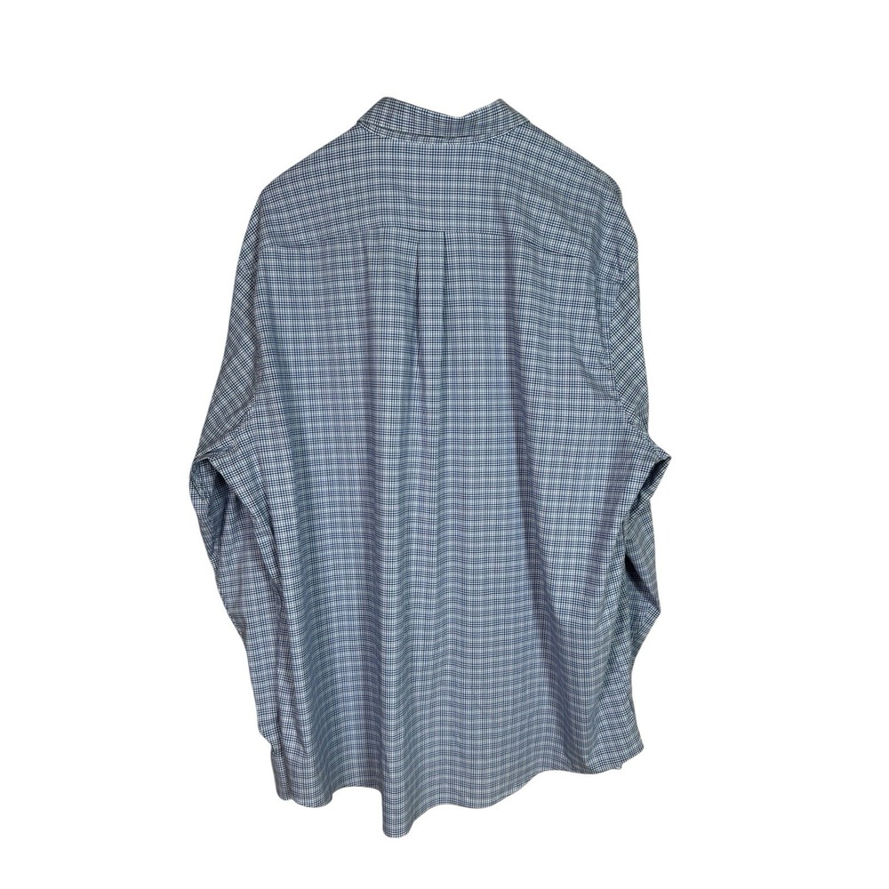 Johnnie-O Prep-Formance Men Red Check Long Sleeve Button Down Shirt Size 2XL XXL - Picture 4 of 5